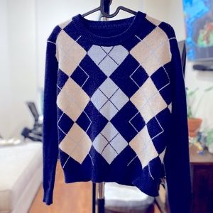 Argyle sweater
